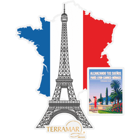 Paris Eiffel Sticker by Terramar Brands