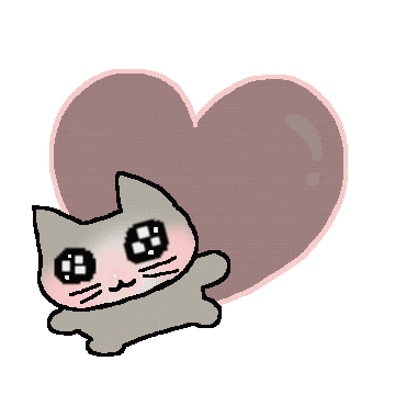 고양이 하트 Sticker