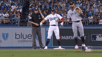 Shaking Los Angeles Dodgers GIF by MLB