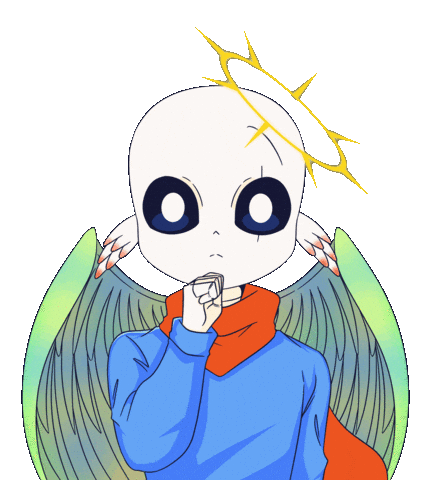 Laugh Skeleton Sticker