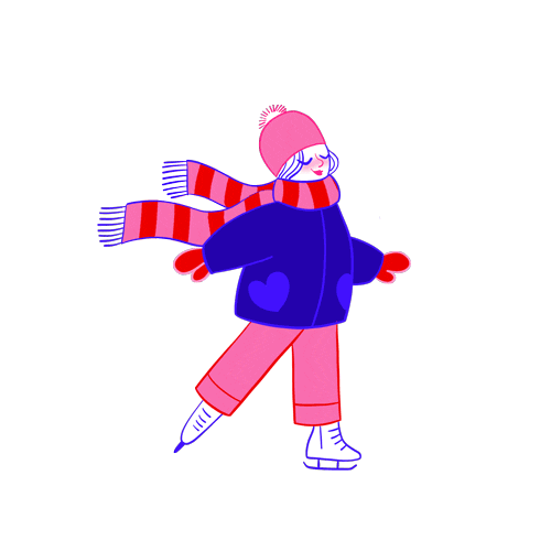 Illustration Winter Sticker by Adolie Day