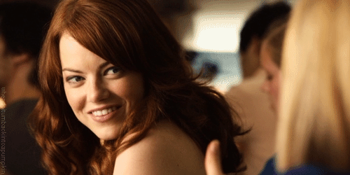 Image result for yes gif emma stone