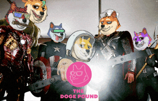 Avengers Dogecoin GIF by The Doge Pound 