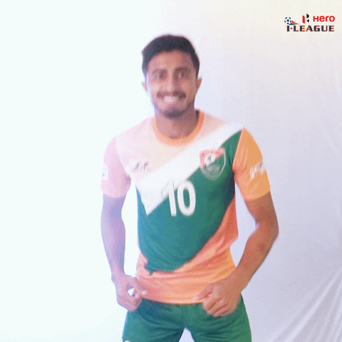 Lets Go Reaction GIF by Indian Football