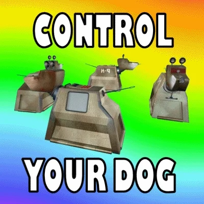 Doctor Who Dog Training GIF