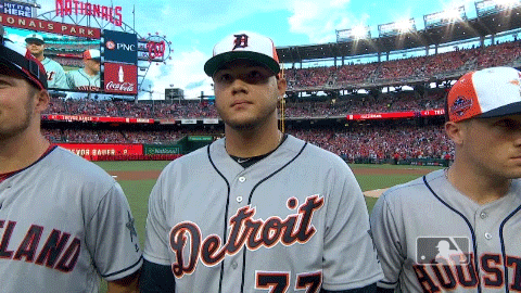 Major League Baseball Reaction GIF by Detroit Tigers - Find & Share on GIPHY