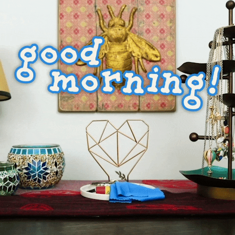 Sleepy Good Morning GIF by Chelsea Rugg