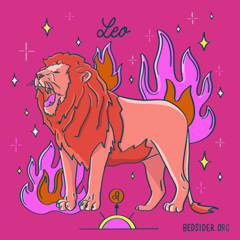 Leo Astrology GIF by Bedsider