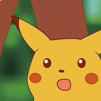 Pikachu Surprised Meme GIF
