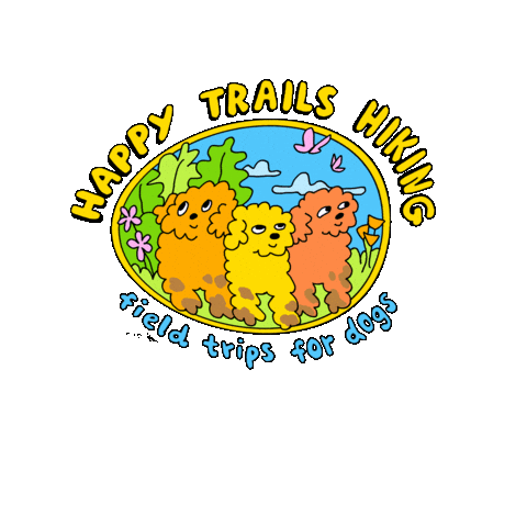 Happytrailshikingla Sticker
