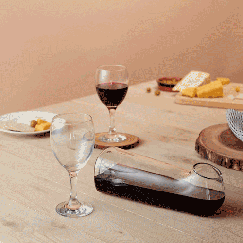 Slim Wine Decanter GIF