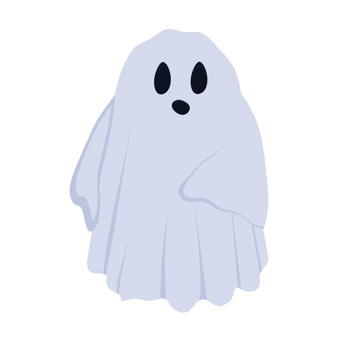 Floating Trick Or Treat Sticker