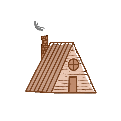 Vacation Cabin Sticker