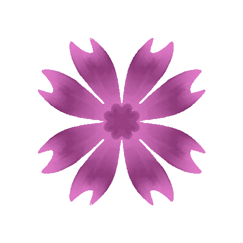 Pink Flower Sticker