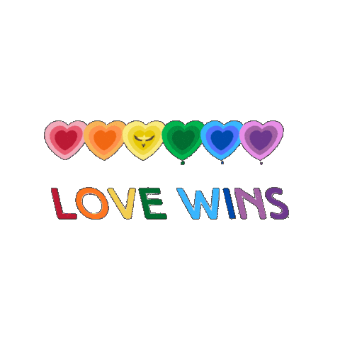 Rainbow Pride Sticker by Lincoln Goldfinch Law
