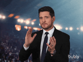 michael buble applause GIF by bubly