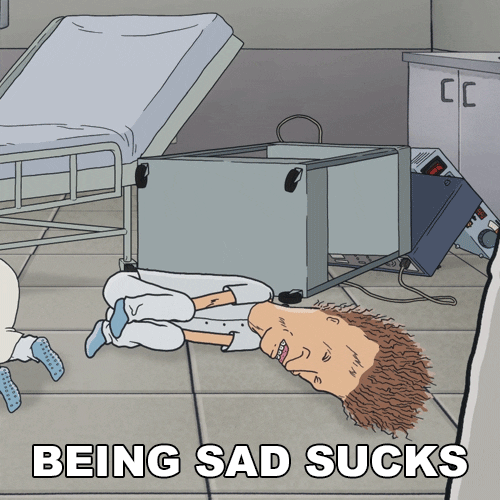 Sad Beavis And Butthead GIF by Paramount+