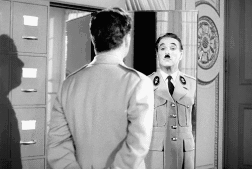 Image result for charlie chaplin great dictator gif