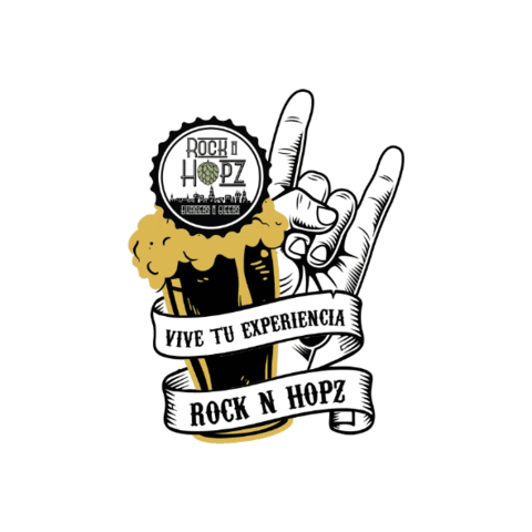 Rock N Hopz Sticker
