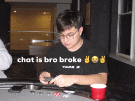 Chat Is Bro Broke GIF