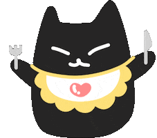 Hungry Eating Sticker