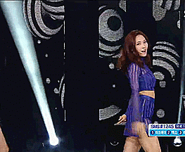 miss a blue stage outfits GIF
