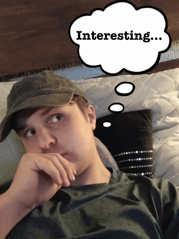 Interested Thinking GIF