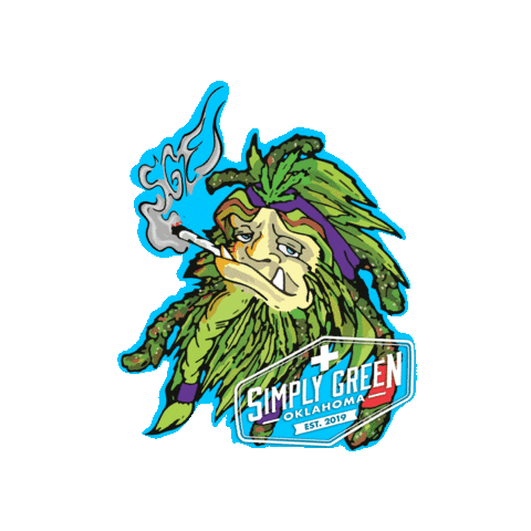 Simply Green Extracts Sticker