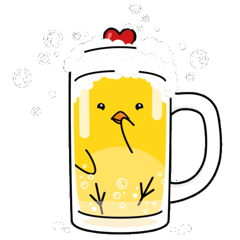 Drunk Cheers Sticker by Beaky Boops