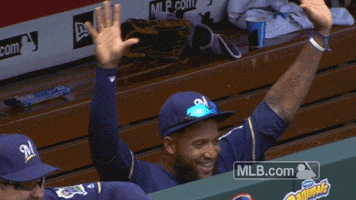 milwaukee brewers attention GIF by MLB