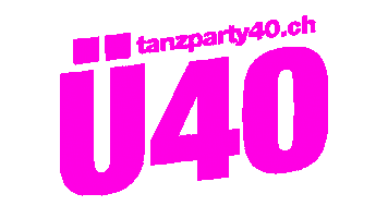 Tanzparty40.ch Sticker