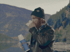 Alan Wake Drinking GIF by Remedy Entertainment