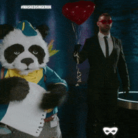 I Love You Panda GIF by The Masked Singer UK & The Masked Dancer UK