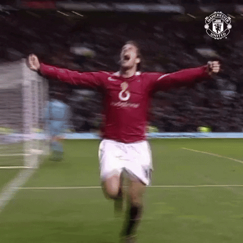 Happy Premier League GIF by Manchester United