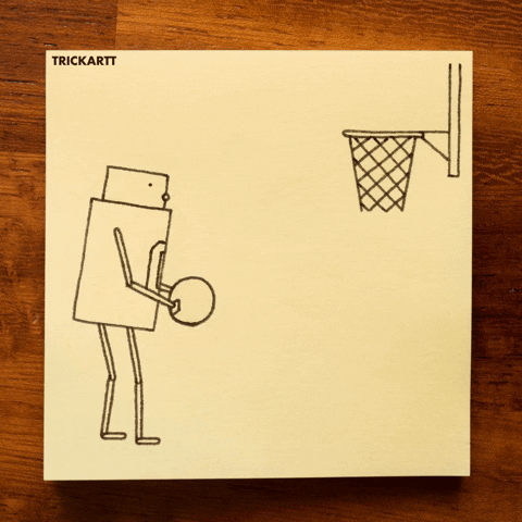 trickartt basketball nba surprise robot GIF
