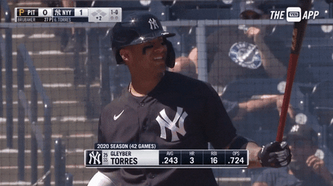 New York Yankees Gleyber Torres GIF - New york yankees Gleyber torres  Yankees - Discover & Share GIFs