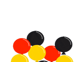 Germany Balloon Sticker by bavarius
