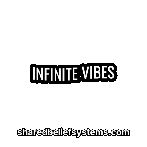 Good Vibes Energy Sticker by Shared Belief Systems