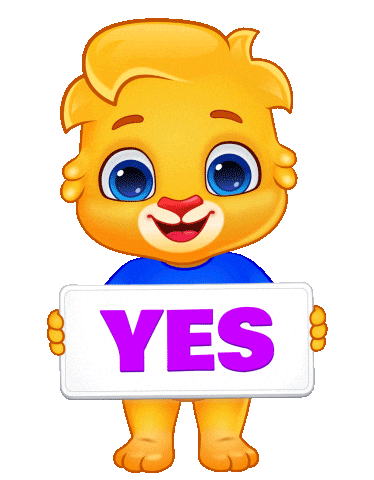 Nodding Yes Sticker by Lucas and Friends by RV AppStudios