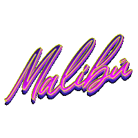 Malibu Sticker by Entrelineas