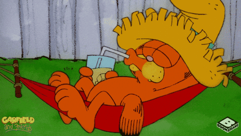 tired fat cat GIF by Boomerang Official