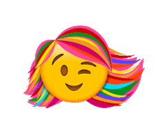 Happy Rainbow Sticker by JVN Hair