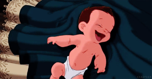 The laughter of a Baby also infects You jajaja  También te contagia la risa de