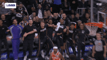 Nba Bench Mob GIF by Denver Nuggets