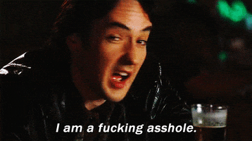  handsome fucking asshole fool john cusack GIF