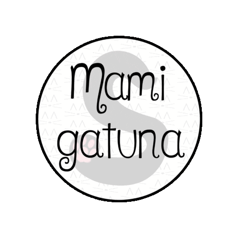 Mami Etiqueta Sticker by Tras las Huellas del Gato | Lidia