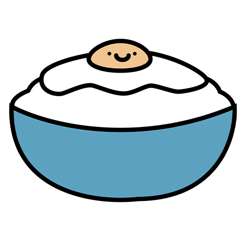 Asian Food Egg Sticker