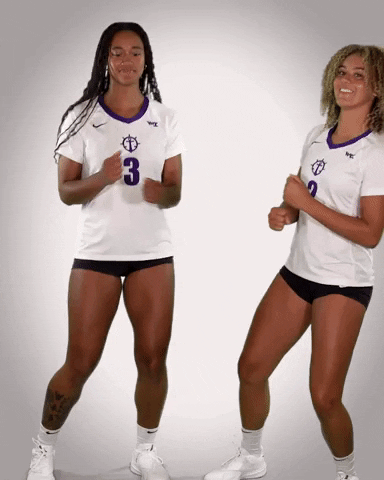 Dance Volleyball GIF by Portland Pilots