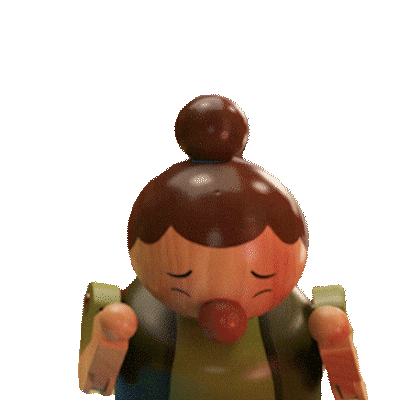 Scared Oh No Sticker by TheTinies