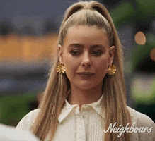 Awkward Worry GIF by Neighbours (Official TV Show account)